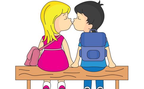 孩子模仿成人亲吻怎么办